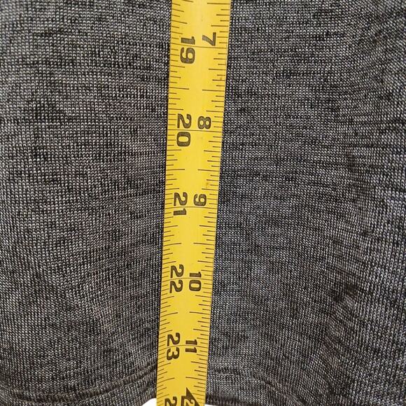 Juicy Couture Rhinestone Cold Shoulder Top M Gray Short Tie DIAMONDS Sleeves - Picture 13 of 16